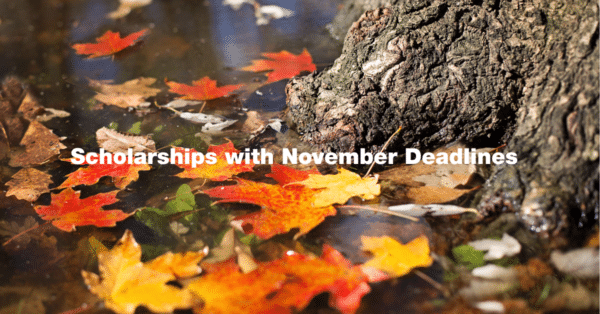 Scholarships with November Deadlines