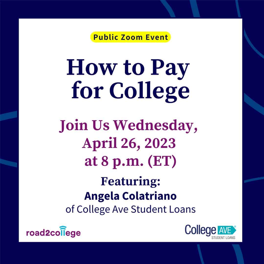How to Pay for College Wednesday, 4/26/23 @8pm ET with Angela Colatriano