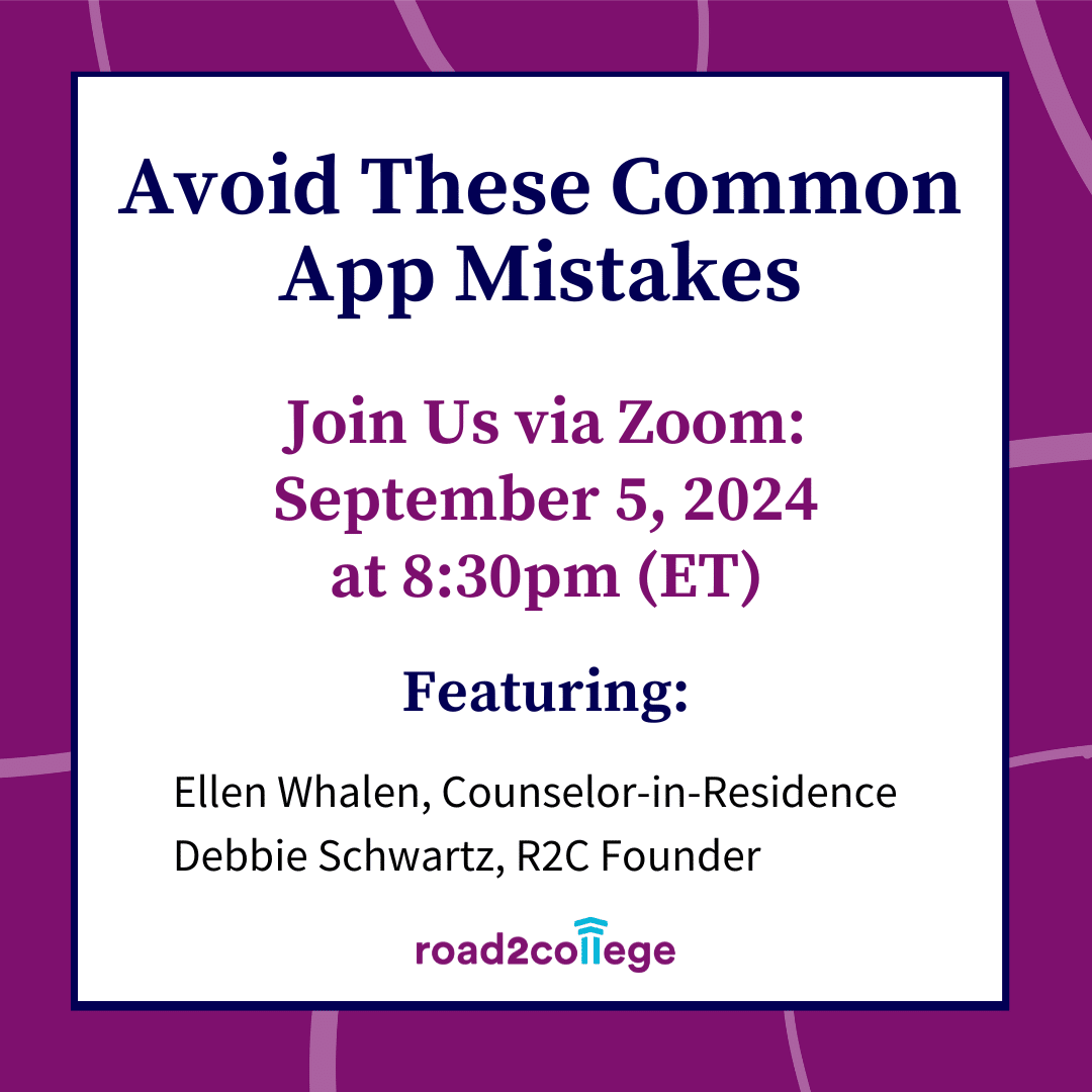 Avoid These Common App Mistakes 9-5-2023 8:30 pm (ET)